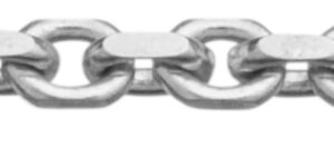 Ankerkette diamantiert Silber 925/- 1,60mm, Drahtstärke 0,50mm