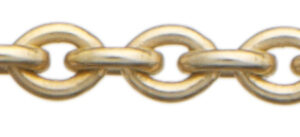 Ankerkette rund Gold 585/-Gg 1,50mm, Drahtstärke 0,40mm