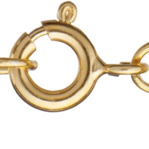 Sicherheitskette Panzer Double Länge 70,00mm, mit Federring und offenen Binderingen