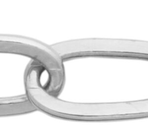 Verlängerungskette mit Kugel Silber 925/- Länge 60,00mm rhodiniert