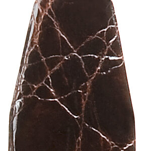 Lederband Krokodil Clip 18mm dunkelbraun