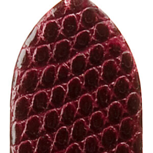 Lederband Eidechse Klassik 18mm bordeaux glatt, glänzend