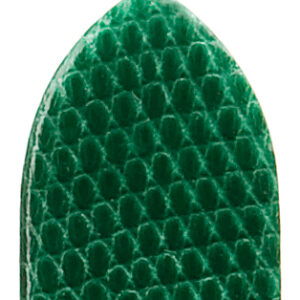 Lederband Eidechse Klassik 18mm dunkelgrün glatt, glänzend