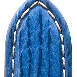 Lederband Haifisch Waterproof 22mm mittelblau, extra lang