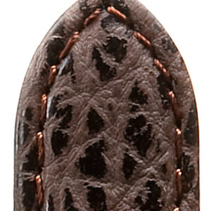 Lederband Haifisch Waterproof 18mm dunkelbraun