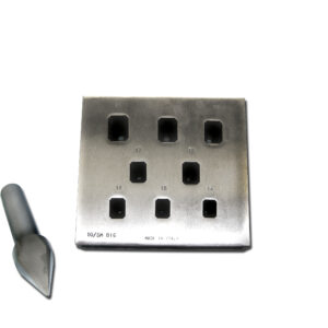 Einstauchmatrize Rechteck abgeschrägt 14x10 - 21x16 mm