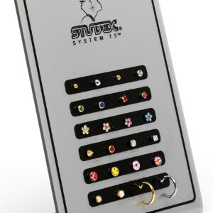 Acryl-Display für 24 Ohrstecker Studex