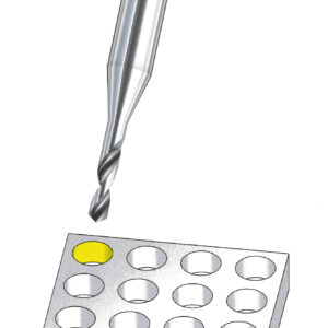 HM-Spiralbohrer für Pavé-Fassungen Ø 0,5 mm