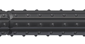 Brosche mit rotem Farbring Bergeon