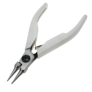 Rundzange mit kunststoffüberzogenen Griffen Lindström mit aufgelegtem Gewerbe.