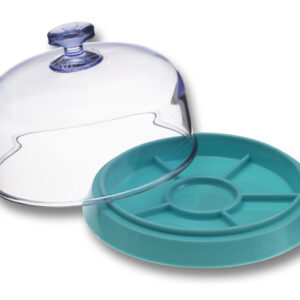 Staubschutzglocke mit 1 Schale