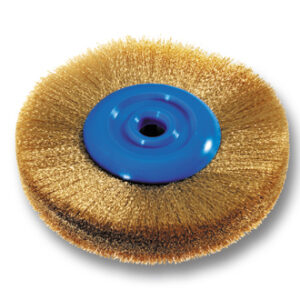 Messingbürste Ø 80 mm Draht 0,08 mm