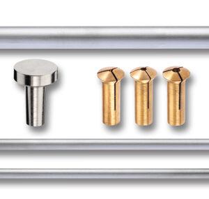 Broschen-Set mit Bohrplatte Leinen