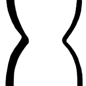 Ringetiketten Kunststoff lang 53 x 8 mm gelb