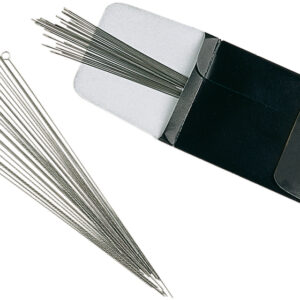 Aufziehnadel Edelstahl 0,24mm mit runder Öse gedreht