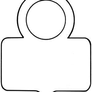 Etiketten für Großuhren 48x39 mm weiß