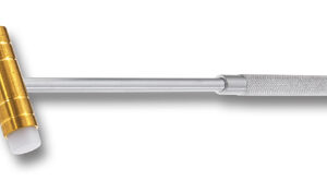 Gehäusehammer, Messing, mit einseitigem Nyloneinsatz