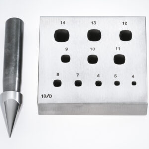 Einstauchmatrize Viereck ballig 4x4 - 14x14 mm