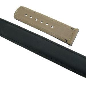 JGH Funkband Leder schwarz genarbt helle Naht