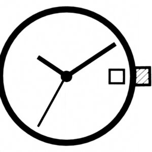 Kleinuhrwerk Quarz ETA 803.112 Datum 3, Sekunde