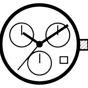 Kleinuhrwerk Quarz ETA 251.262, 251.264 D4 gerade