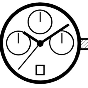 Kleinuhrwerk Quarz Japan VD52 SC, D6, CHR