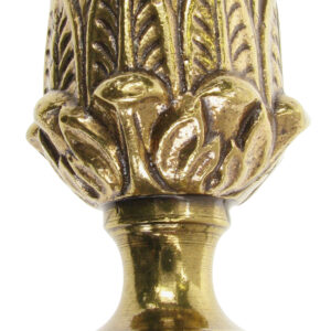 Zierteil Pinienzapfen Messing-Guß