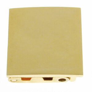 Klappschloss Metall 7,0 mm gelb vergoldet, poliert zum Schrauben