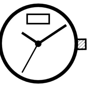 Kleinuhrwerk Quarz Ronda 7003.B SC, Big Date 12