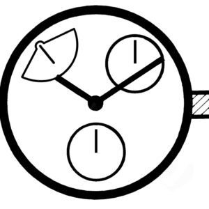 Kleinuhrwerk Quarz Japan VD86 KLS