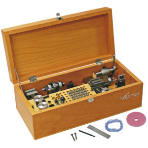 Drehmaschine, große Zusammenstellung mit 20 SpannzangenVector