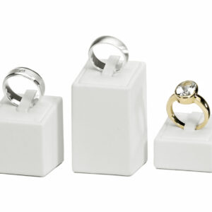 Ringständer Square,weiß, Inhalt: 3 Stk.