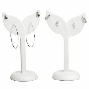 Ohrschmuckständer Flower, weiß, Inhalt: 2 Stk.