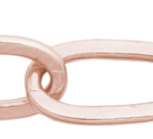 Verlängerungskette mit Kugel Silber 925/ Rosé, Länge 60,00mm