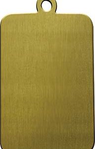 Schlüsselanhänger, Messing, rechteckig