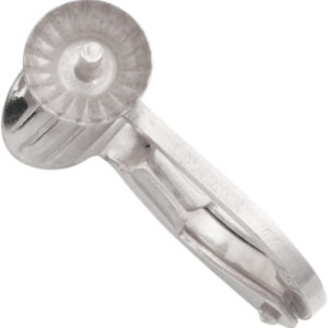 Ohrclip-Mechanik Silber 925/- mit Perlschale Ø 5,00mm