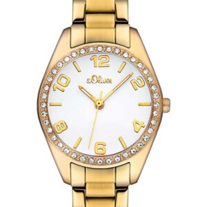 s.Oliver Edelstahlband IP gold SO-2280-MQ