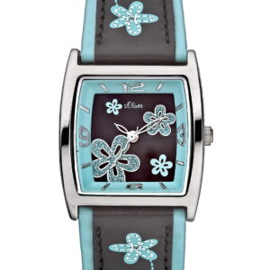 s.Oliver Lederband türkis/ schwarz SO-1643-LQN