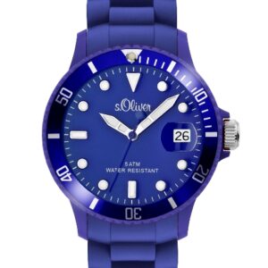s.Oliver Silikonband dunkelblau SO-1989-PQ