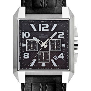 s.Oliver Lederband schwarz SO-2264-LC