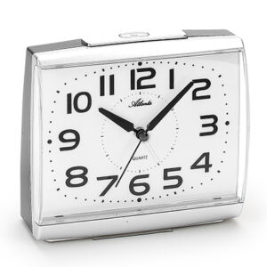 Atlanta 1919/19 silber/anthrazit Quarzwecker mit Lichtsensor