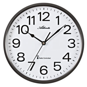 Atlanta 4378/4 grau Funk-Wanduhr