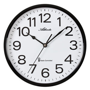Atlanta 4378/7 schwarz Funk-Wanduhr