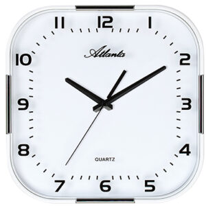 Atlanta 4455/19 silber Quarz-Wanduhr