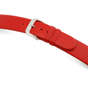 Lederband Merano 16mm rot glatt