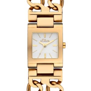 s.Oliver Edelstahlband IP gold SO-2197-MQ