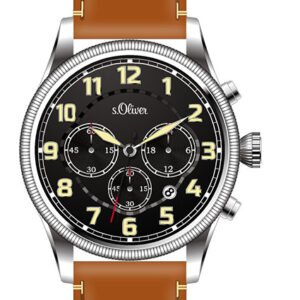 s.Oliver Lederband braun SO-3180-LC