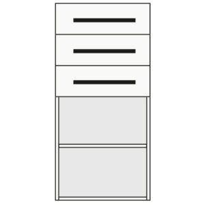 Benchalist Container Nr. 12 für Einbau Druckluft-Verkabelung