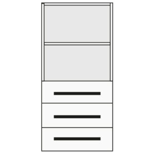 Benchalist Container Nr. 10 für Einbau Druckluft-Verkabelung