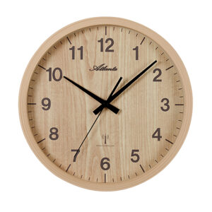 Atlanta 4438/30 buche Funk-Wanduhr, Holzoptik